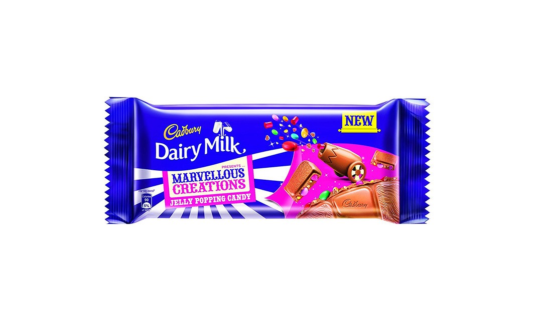 Cadbury Dairy Milk Marvellous Creations Jelly Popping Candy   Pack  75 grams
